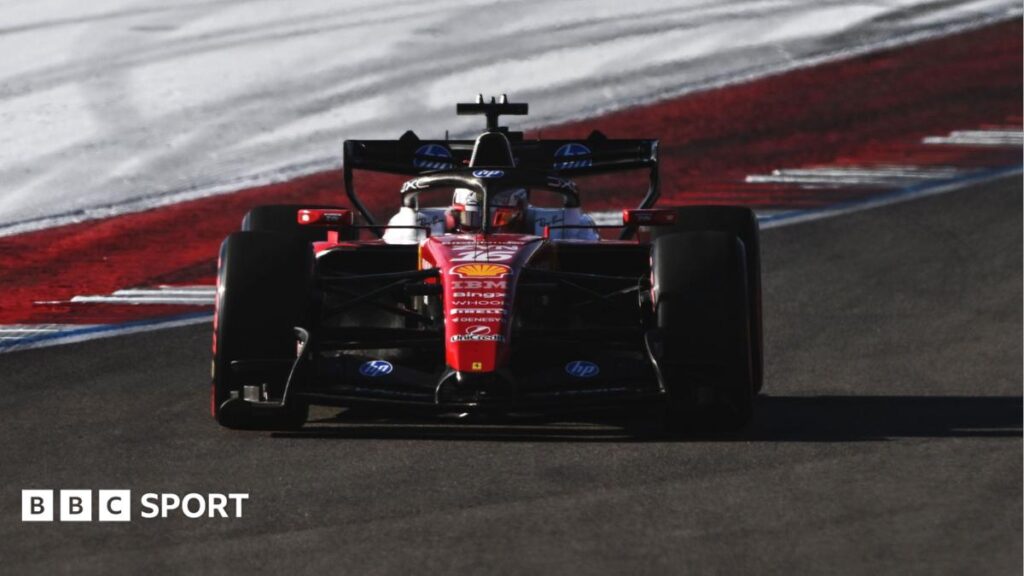 US Grand Prix: Charles Leclerc sets Austin practice pace from Kimi Antonelli
